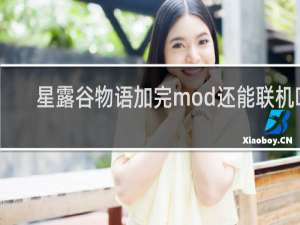 星露谷物语加完mod还能联机吗