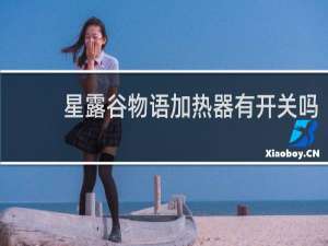 星露谷物语加热器有开关吗