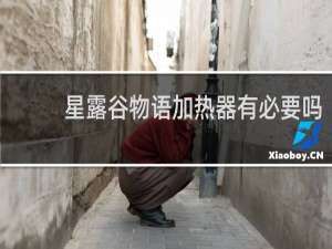 星露谷物语加热器有必要吗