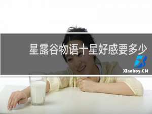 星露谷物语十星好感要多少