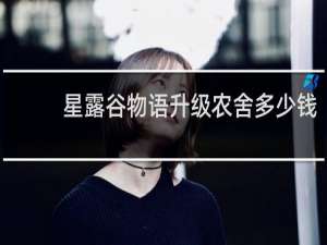 星露谷物语升级农舍多少钱
