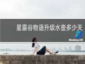 星露谷物语升级水壶多少天