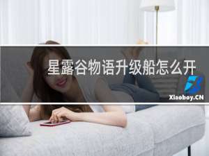 星露谷物语升级船怎么开