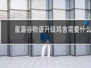 星露谷物语升级鸡舍需要什么