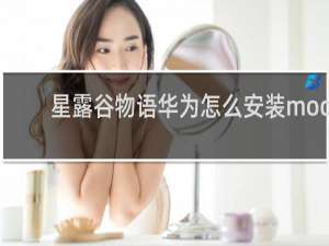 星露谷物语华为怎么安装mod
