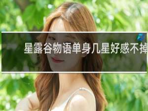 星露谷物语单身几星好感不掉
