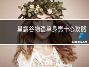 星露谷物语单身男十心攻略