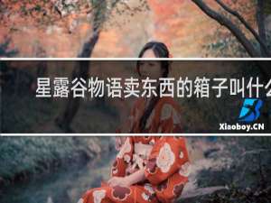 星露谷物语卖东西的箱子叫什么