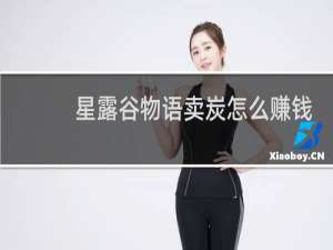 星露谷物语卖炭怎么赚钱