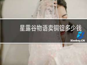 星露谷物语卖铜锭多少钱