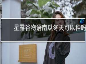 星露谷物语南瓜冬天可以种吗