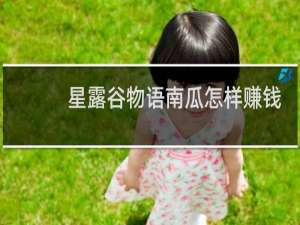 星露谷物语南瓜怎样赚钱