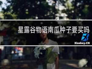 星露谷物语南瓜种子要买吗