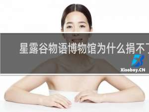 星露谷物语博物馆为什么捐不了