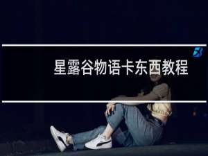 星露谷物语卡东西教程