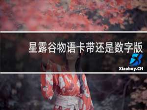 星露谷物语卡带还是数字版