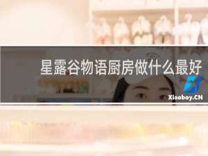 星露谷物语厨房做什么最好