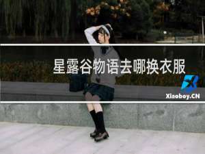 星露谷物语去哪换衣服