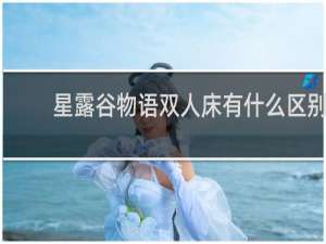 星露谷物语双人床有什么区别