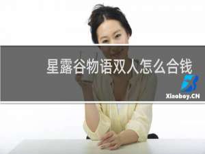 星露谷物语双人怎么合钱