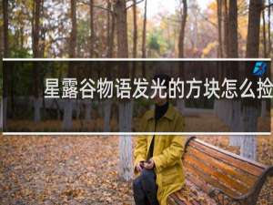 星露谷物语发光的方块怎么捡