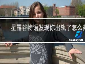 星露谷物语发现你出轨了怎么办