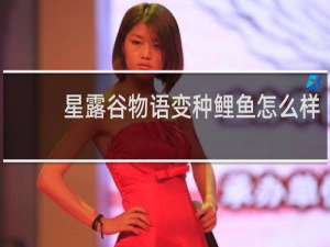 星露谷物语变种鲤鱼怎么样