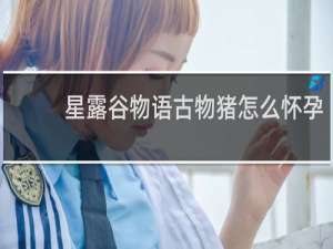 星露谷物语古物猪怎么怀孕