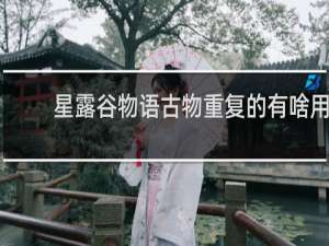 星露谷物语古物重复的有啥用