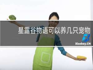 星露谷物语可以养几只宠物