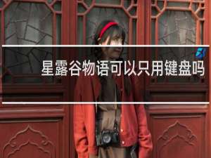 星露谷物语可以只用键盘吗