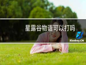 星露谷物语可以打吗