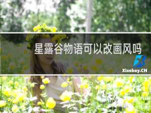 星露谷物语可以改画风吗
