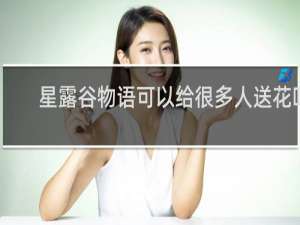 星露谷物语可以给很多人送花吗