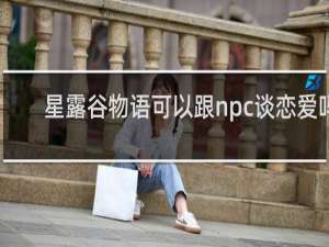 星露谷物语可以跟npc谈恋爱吗
