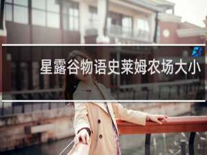 星露谷物语史莱姆农场大小