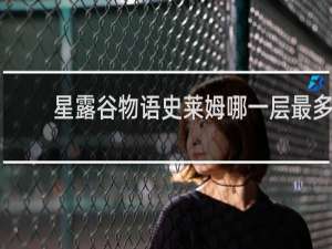 星露谷物语史莱姆哪一层最多