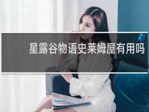 星露谷物语史莱姆屋有用吗