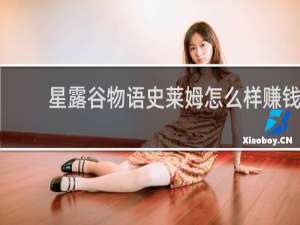星露谷物语史莱姆怎么样赚钱