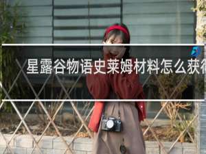 星露谷物语史莱姆材料怎么获得