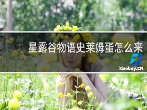 星露谷物语史莱姆蛋怎么来