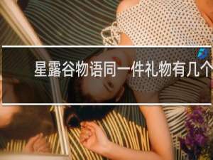 星露谷物语同一件礼物有几个