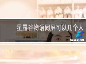 星露谷物语同屏可以几个人