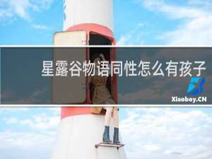 星露谷物语同性怎么有孩子