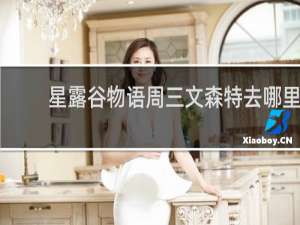 星露谷物语周三文森特去哪里