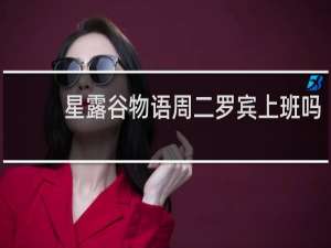 星露谷物语周二罗宾上班吗