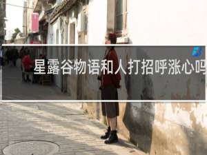 星露谷物语和人打招呼涨心吗