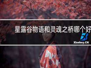 星露谷物语和灵魂之桥哪个好
