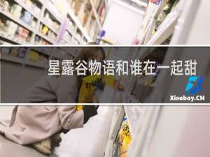 星露谷物语和谁在一起甜