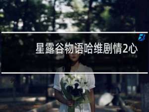 星露谷物语哈维剧情2心